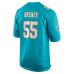 Aaron Brewer Miami Dolphins Nike Game Jersey Aqua