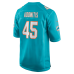 Cal Adomitis Miami Dolphins Nike Team Game Jersey Aqua