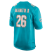 Carlos Washington Jr. Miami Dolphins Nike Team Game Jersey Aqua