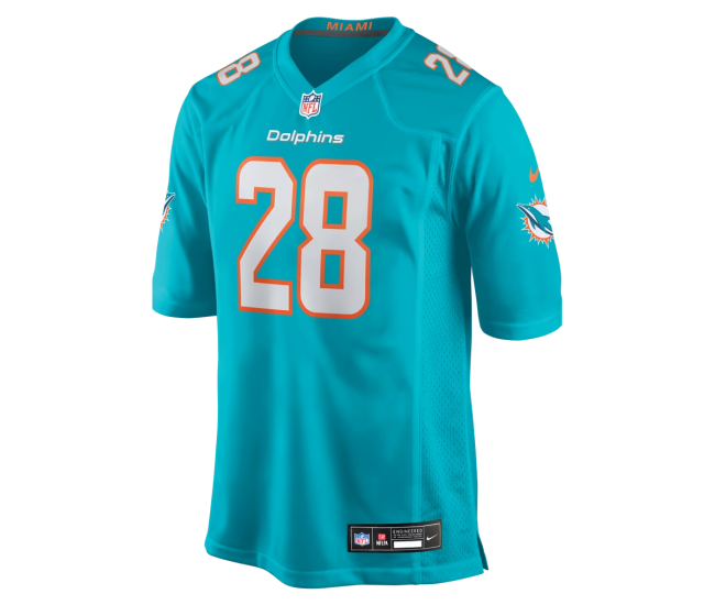 De Von Achane Miami Dolphins Nike Game Jersey Aqua
