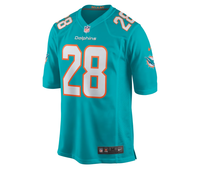De Von Achane Miami Dolphins Nike Player Game Jersey Aqua