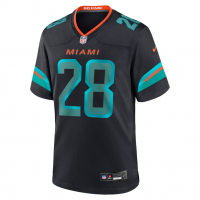 De Von Achane Miami Dolphins Nike Rivalries Collection Game Jersey Navy