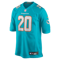 Jordyn Brooks Miami Dolphins Nike Game Jersey Aqua