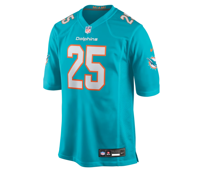 Julius Wood Miami Dolphins Nike Team Game Jersey Aqua