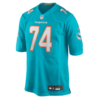 Kadyn Proctor Miami Dolphins Nike Game Jersey Aqua