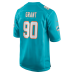 Kenneth Grant Miami Dolphins Nike Team Game Jersey Aqua