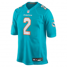 Malik Willis Miami Dolphins Nike Game Jersey Aqua Malik Willis Miami Dolphins Nike Game Jersey Aqua
