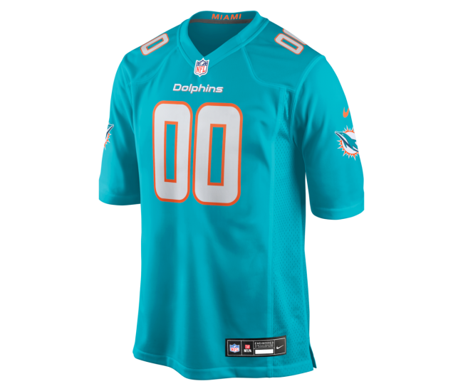 Miami Dolphins Nike Custom Game Jersey Aqua