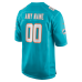 Miami Dolphins Nike Custom Game Jersey Aqua