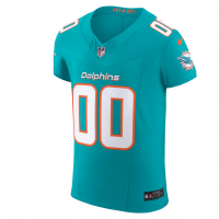 Miami Dolphins Nike Vapor F.U.S.E. Elite Custom Jersey Aqua