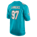 Rashard Lawrence Miami Dolphins Nike Team Game Jersey Aqua