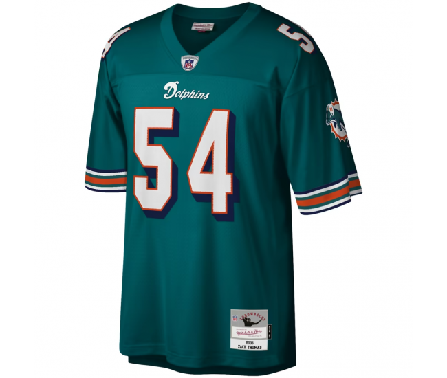 Zach Thomas Miami Dolphins Mitchell & Ness Legacy Replica Jersey Aqua