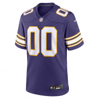 Minnesota Vikings Nike Classic Custom Game Jersey Purple