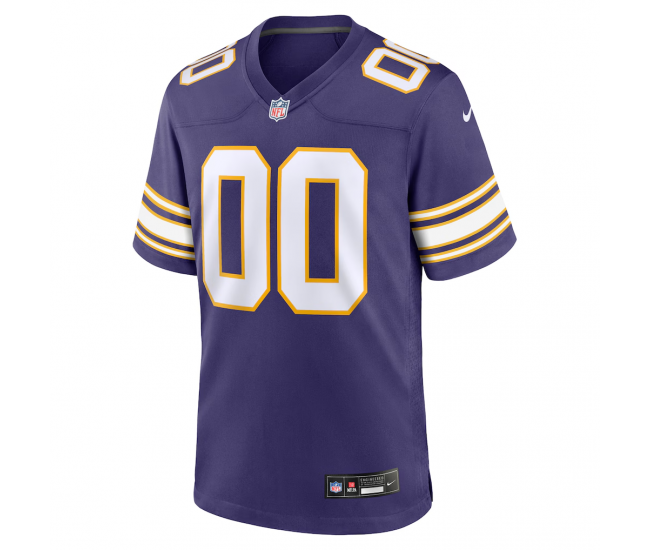 Minnesota Vikings Nike Classic Custom Game Jersey Purple