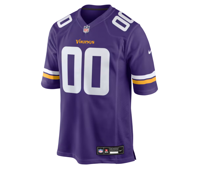 Minnesota Vikings Nike Custom Game Jersey Purple