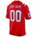 New England Patriots Nike Super Bowl LX Patch Custom Game Jersey Red