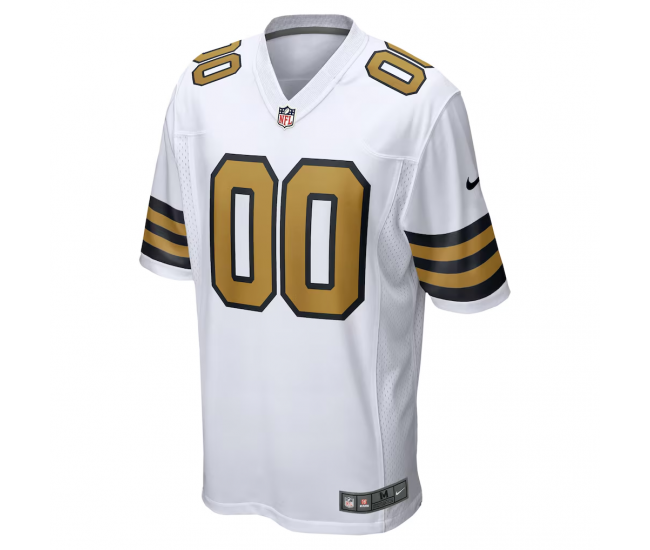 New Orleans Saints Nike Alternate Custom Game Jersey White