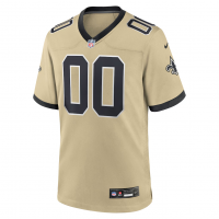 New Orleans Saints Nike Gameday Golds Alternate Custom Game Jersey Gold
