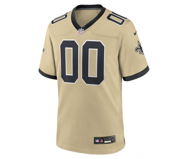 New Orleans Saints Nike Gameday Golds Alternate Custom Game Jersey Gold