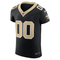 New Orleans Saints Nike Vapor F.U.S.E. Elite Custom Jersey Black