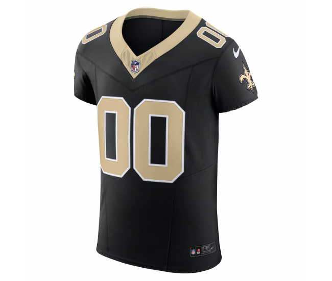New Orleans Saints Nike Vapor F.U.S.E. Elite Custom Jersey Black