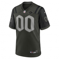 New York Jets Nike 2025 Rivalries Collection Custom Game Jersey Gotham Green
