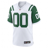 New York Jets Nike Classic Alternate Custom Replica Jersey White