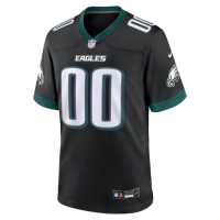 Philadelphia Eagles Nike Alternate Custom Game Jersey Black