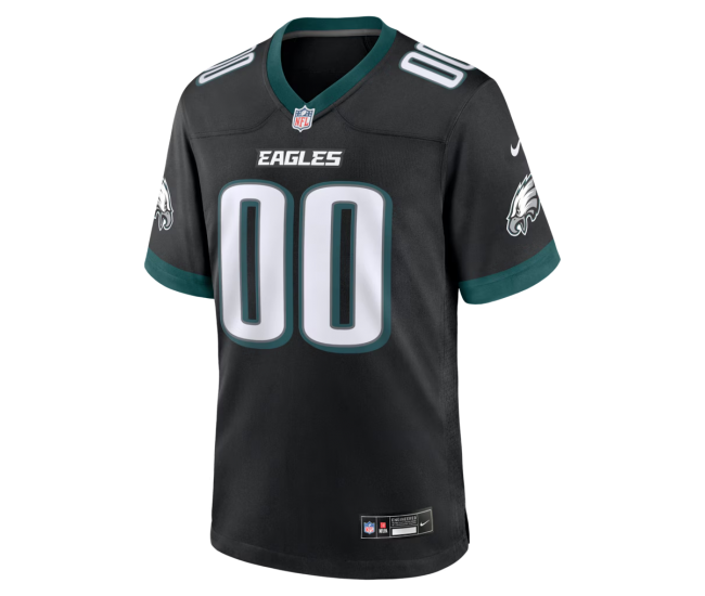 Philadelphia Eagles Nike Alternate Custom Game Jersey Black