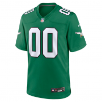 Philadelphia Eagles Nike Alternate Custom Game Jersey Kelly Green