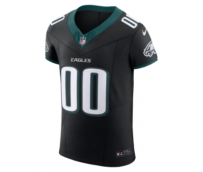 Philadelphia Eagles Nike Alternate Vapor F.U.S.E. Elite Custom Jersey Black