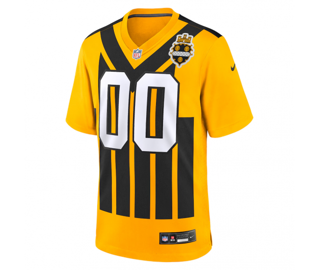 Pittsburgh Steelers Nike Alternate 1933 Throwback Game Custom Jersey Gold