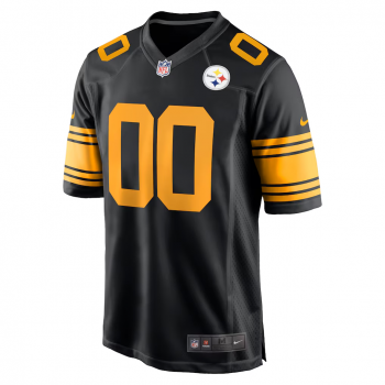 Pittsburgh Steelers Nike Alternate Custom Game Jersey Black