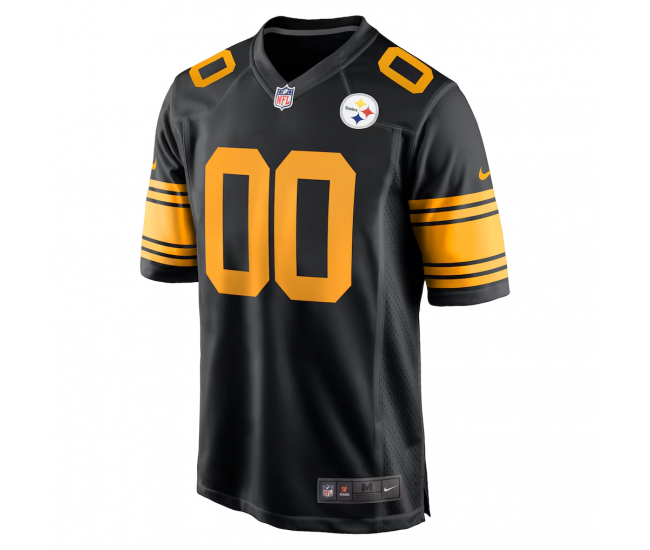 Pittsburgh Steelers Nike Alternate Custom Game Jersey Black