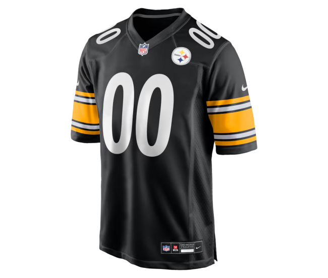 Pittsburgh Steelers Nike Custom Game Jersey Black