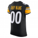 Pittsburgh Steelers Nike Vapor F.U.S.E. Elite Custom Jersey Black