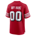 San Francisco 49ers Nike 80th Anniversary Alternate Custom Game Jersey Scarlet