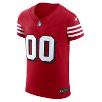 San Francisco 49ers Nike Alternate Vapor F.U.S.E. Elite Custom Jersey Scarlet