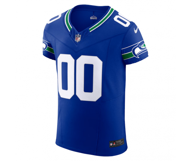Seattle Seahawks Nike Alternate Vapor F.U.S.E. Elite Custom Jersey Men's Royal