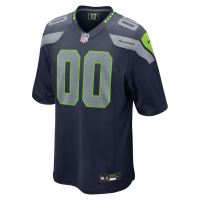 Seattle Seahawks Nike Custom Game Jersey College Navy