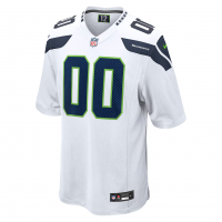 Seattle Seahawks Nike Custom Game Jersey White
