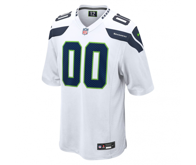 Seattle Seahawks Nike Custom Game Jersey White