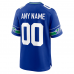 Seattle Seahawks Nike Throwback Custom Jersey Royal