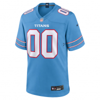 Tennessee Titans Nike Game Custom Jersey Light Blue