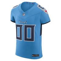 Tennessee Titans Nike Team Vapor F.U.S.E. Elite Custom Jersey Light Blue