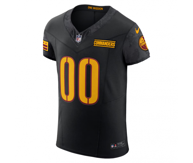 Washington Commanders Nike Alternate Vapor F.U.S.E. Elite Custom Jersey Black