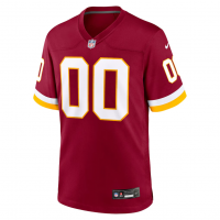 Washington Commanders Nike Custom Game Jersey Burgundy