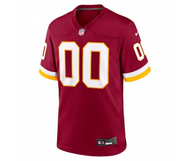 Washington Commanders Nike Custom Game Jersey Burgundy