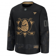 Anaheim Ducks Fanatics 2024 Military Appreciation Custom Practice Jersey Black Anaheim Ducks Fanatics 2024 Military Appreciation Custom Practice Jersey Black