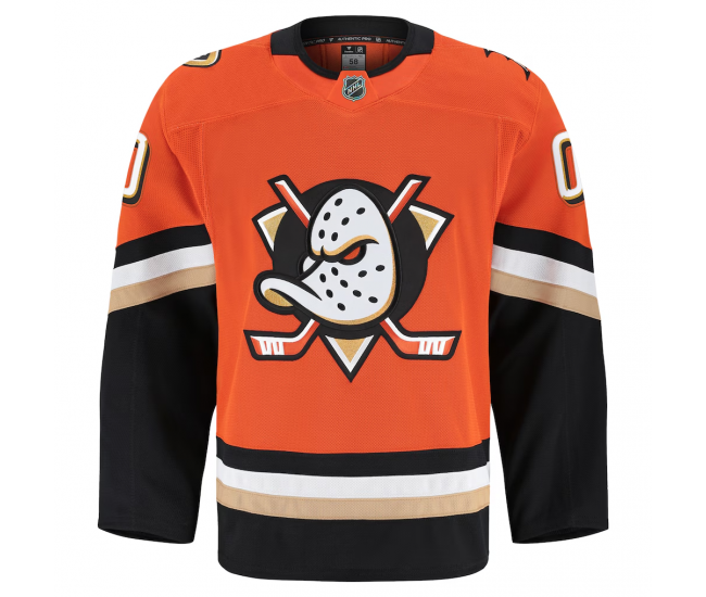 Anaheim Ducks Fanatics Home Authentic Pro Custom Jersey Orange